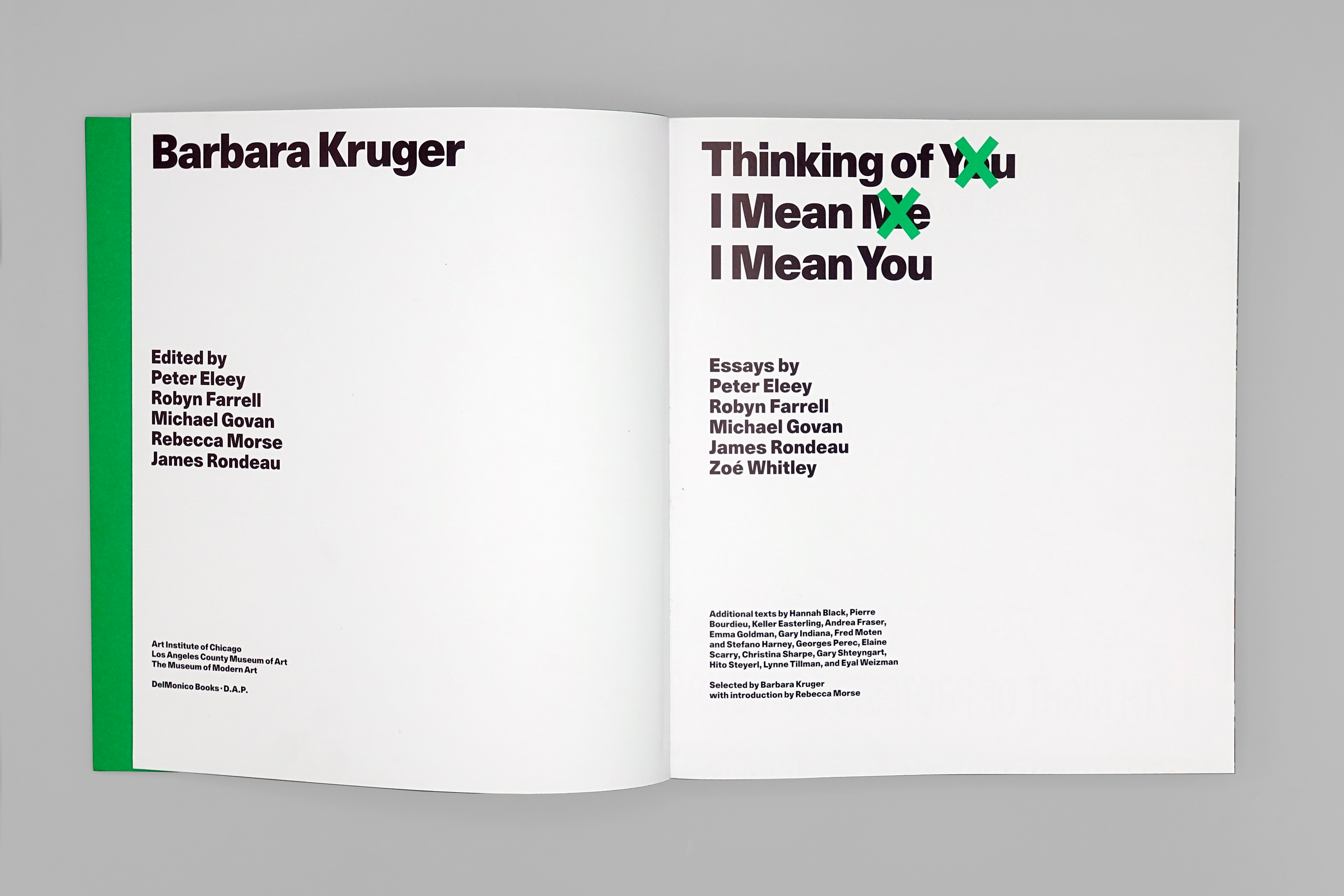 IN-FO.CO / Barbara Kruger: Thinking of You. I Mean Me. I Mean You.